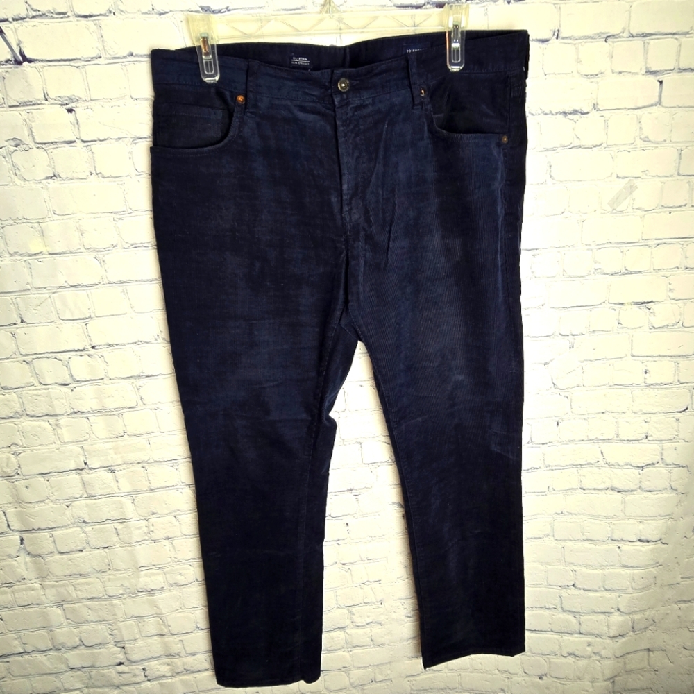 7 Diamonds Men's Clifton Slim Straight Corduroy Pants Size 36x32